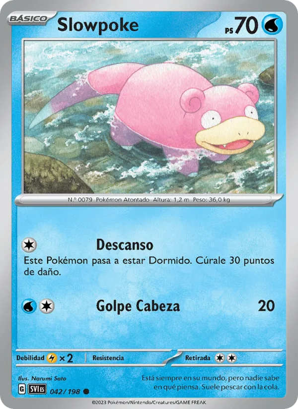 Slowpoke · Escarlata y Púrpura 042/198