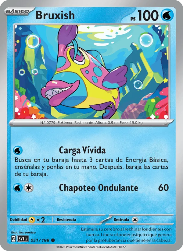 Bruxish · Escarlata y Púrpura 051/198