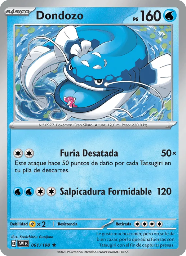 Dondozo · Escarlata y Púrpura 061/198