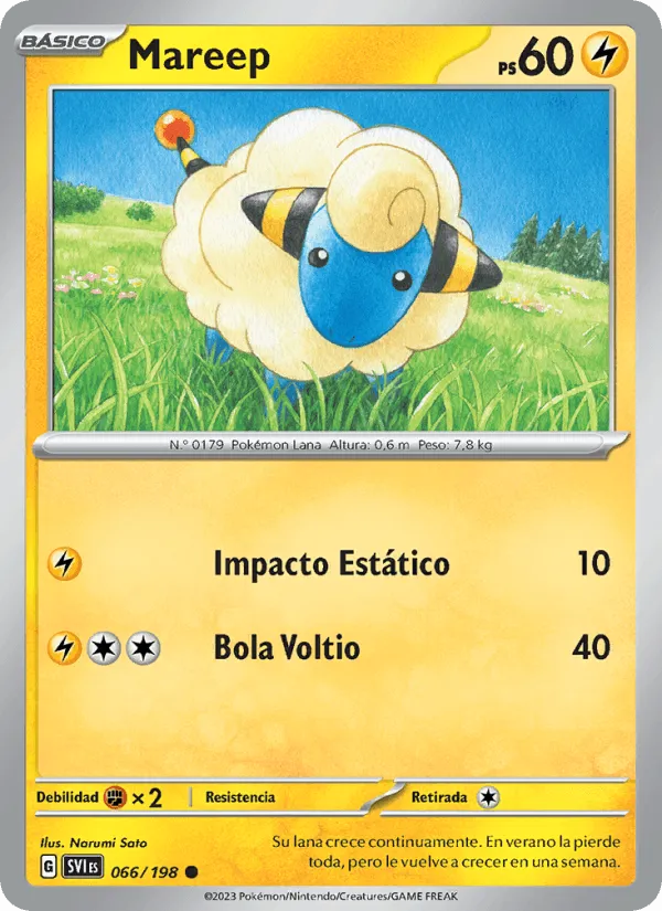 Mareep · Escarlata y Púrpura 066/198