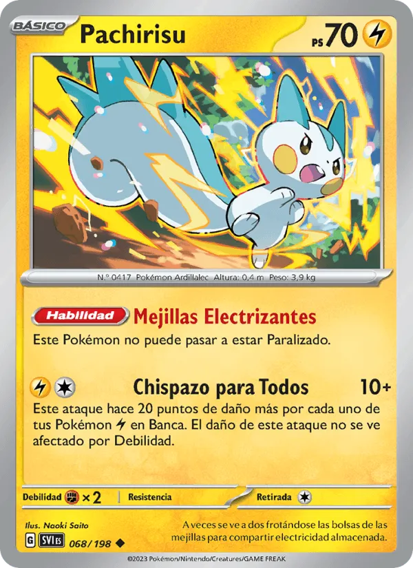 Pachirisu · Escarlata y Púrpura 068/198