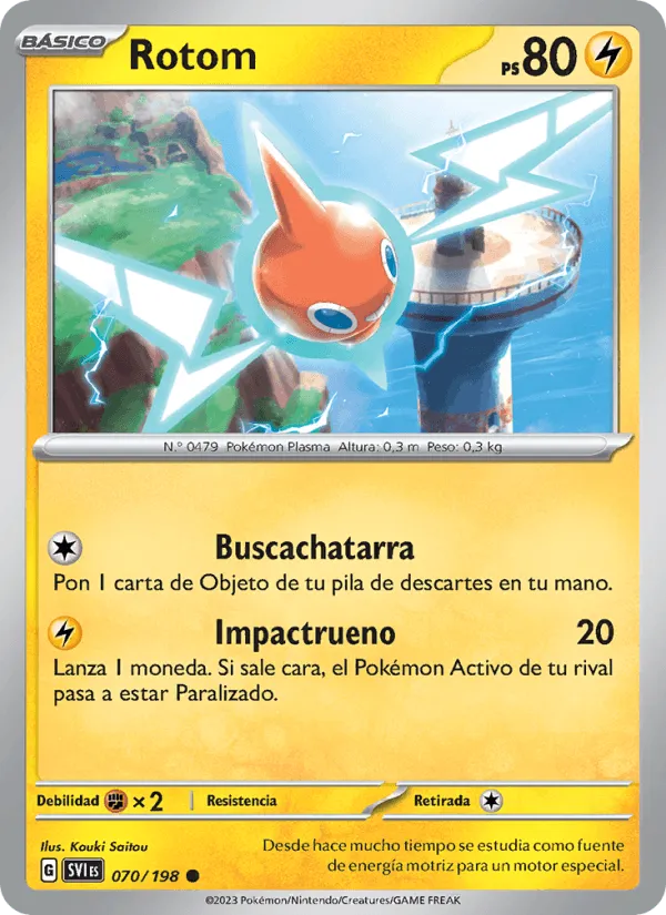 Rotom · Escarlata y Púrpura 070/198