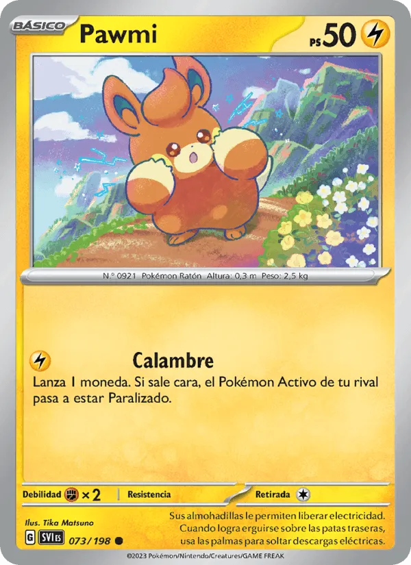 Pawmi · Escarlata y Púrpura 073/198