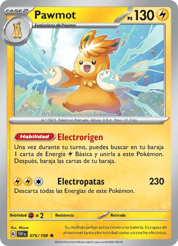 Pawmot · Escarlata y Púrpura 076/198