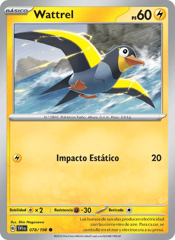 Wattrel · Escarlata y Púrpura 078/198