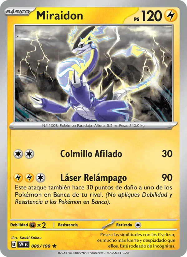 Miraidon · Escarlata y Púrpura 080/198