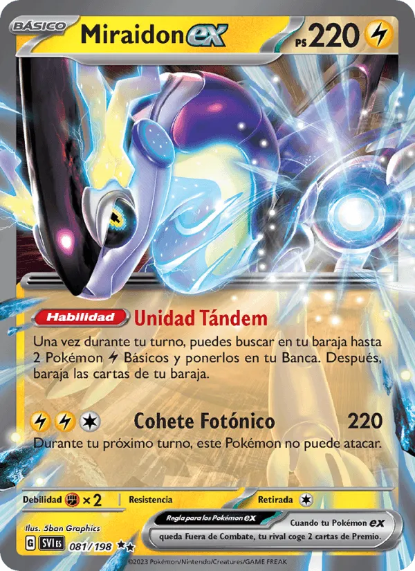 Miraidon ex · Escarlata y Púrpura 081/198