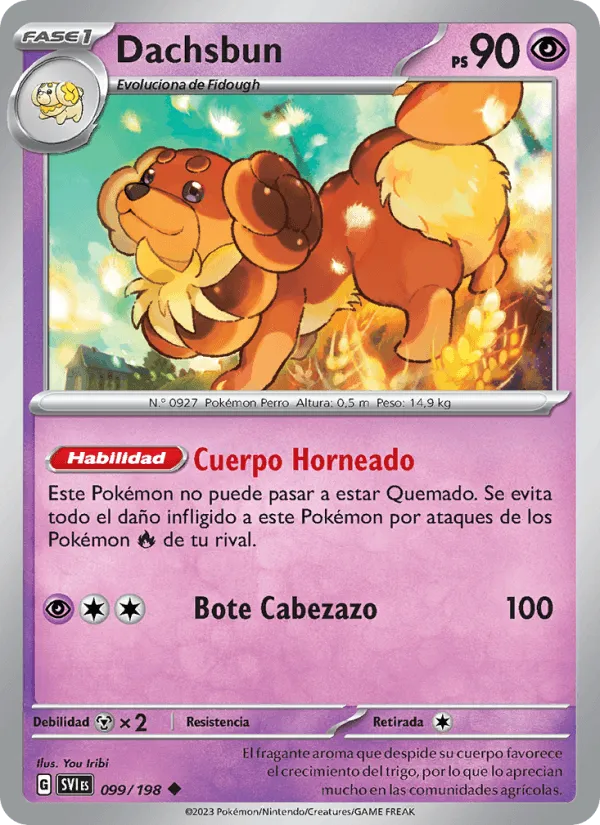 Dachsbun · Escarlata y Púrpura 099/198