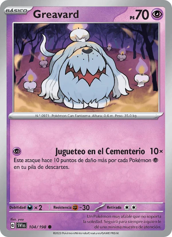 Greavard · Escarlata y Púrpura 104/198