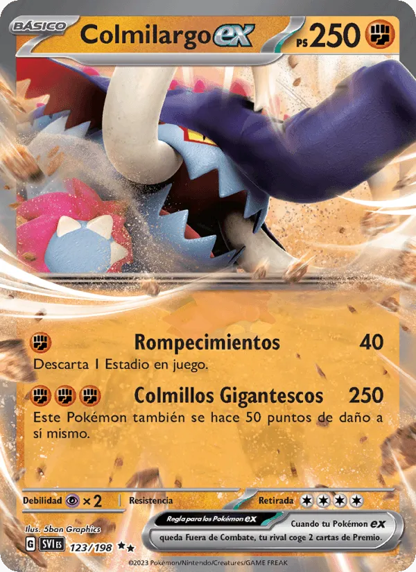 Colmilargo ex · Escarlata y Púrpura 123/198