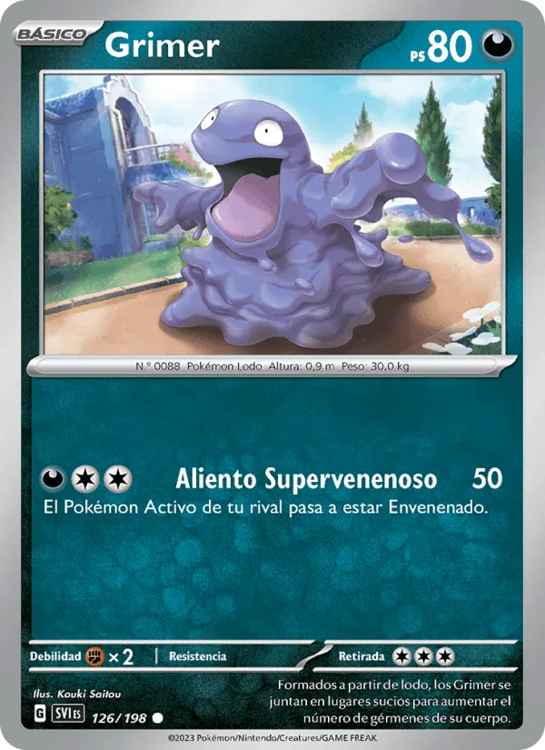 Grimer · Escarlata y Púrpura 126/198