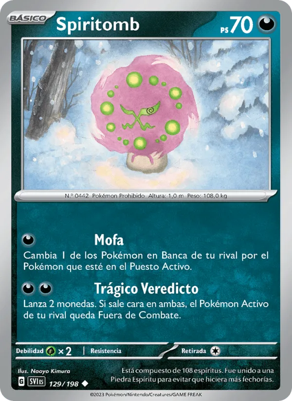 Spiritomb · Escarlata y Púrpura 129/198
