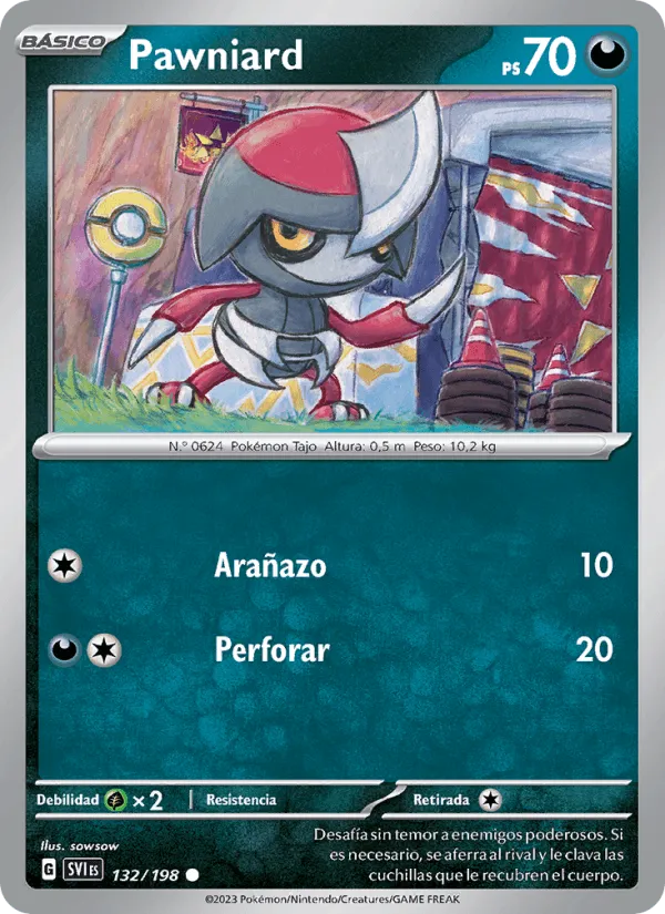 Pawniard · Escarlata y Púrpura 132/198