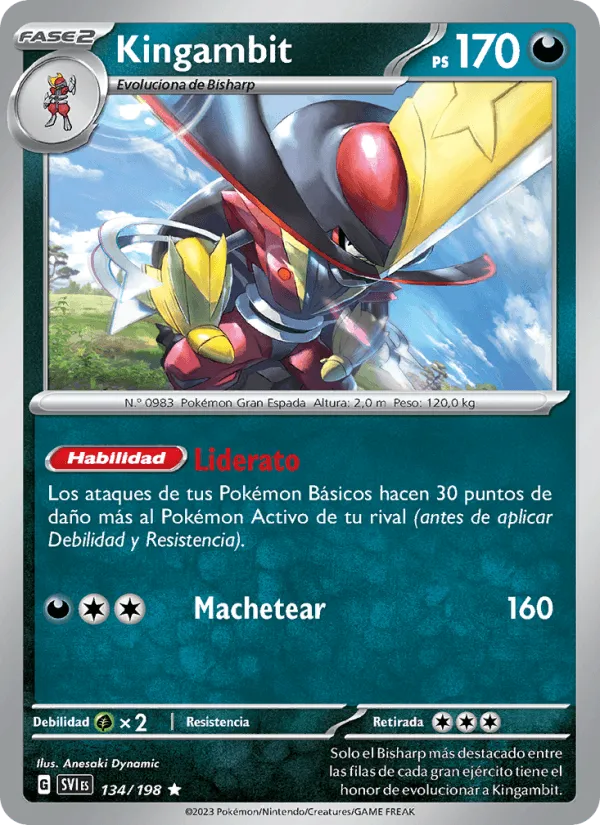 Kingambit · Escarlata y Púrpura 134/198