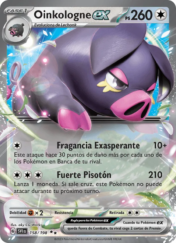 Oinkologne ex · Escarlata y Púrpura 158/198