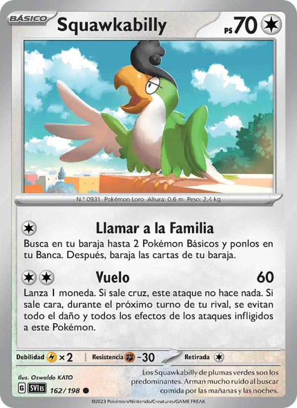 Squawkabilly · Escarlata y Púrpura 162/198