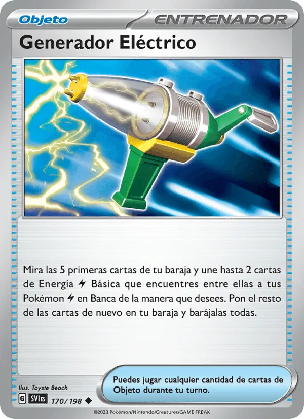 Generador Eléctrico · Escarlata y Púrpura 170/198