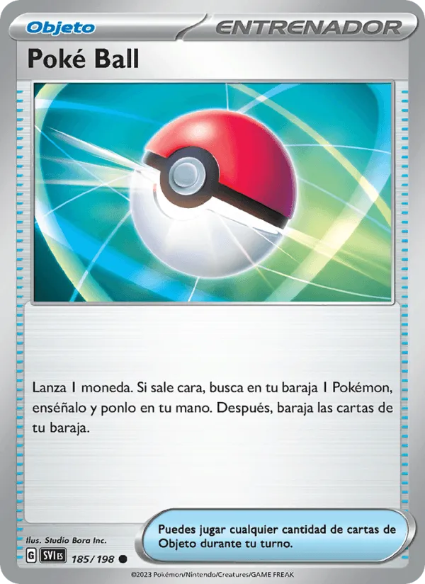 Poké Ball · Escarlata y Púrpura 185/198