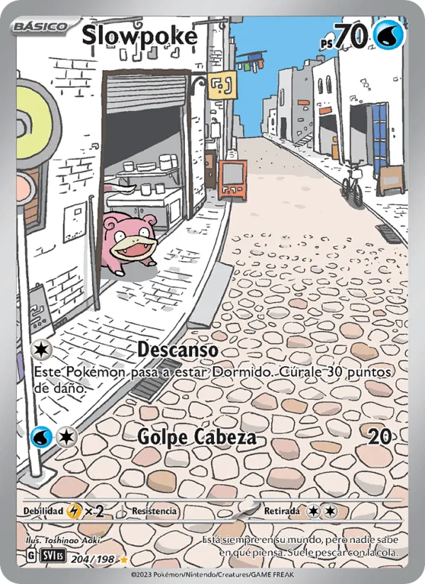 Slowpoke · Escarlata y Púrpura 204/198
