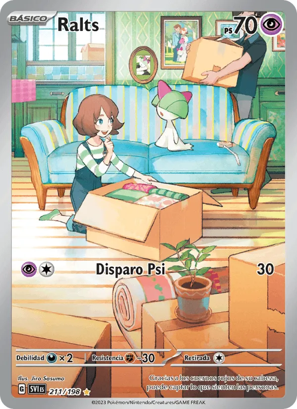 Ralts · Escarlata y Púrpura 211/198
