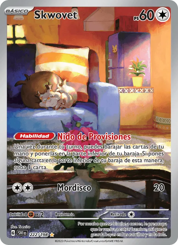 Skwovet · Escarlata y Púrpura 222/198