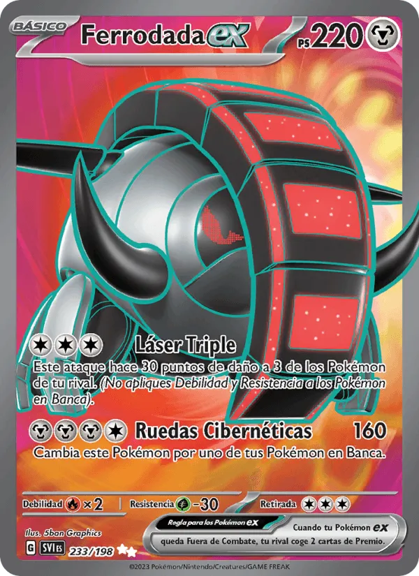 Ferrodada ex · Escarlata y Púrpura 233/198