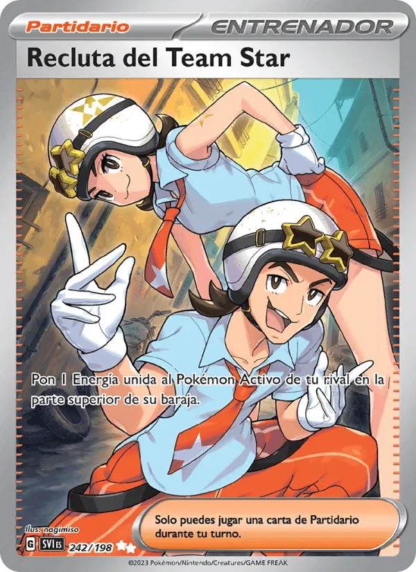 Recluta del Team Star · Escarlata y Púrpura 242/198