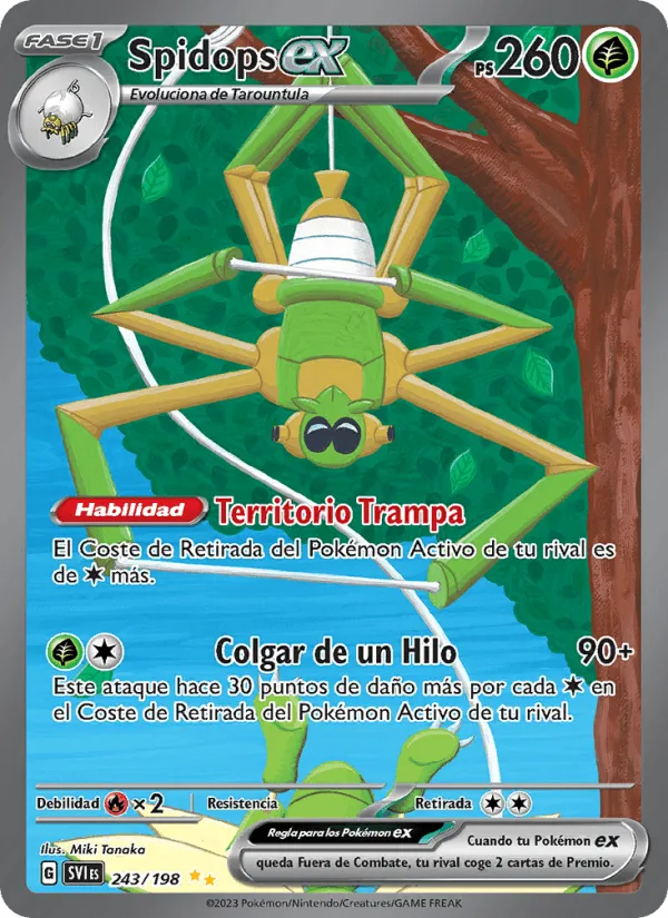Spidops ex · Escarlata y Púrpura 243/198