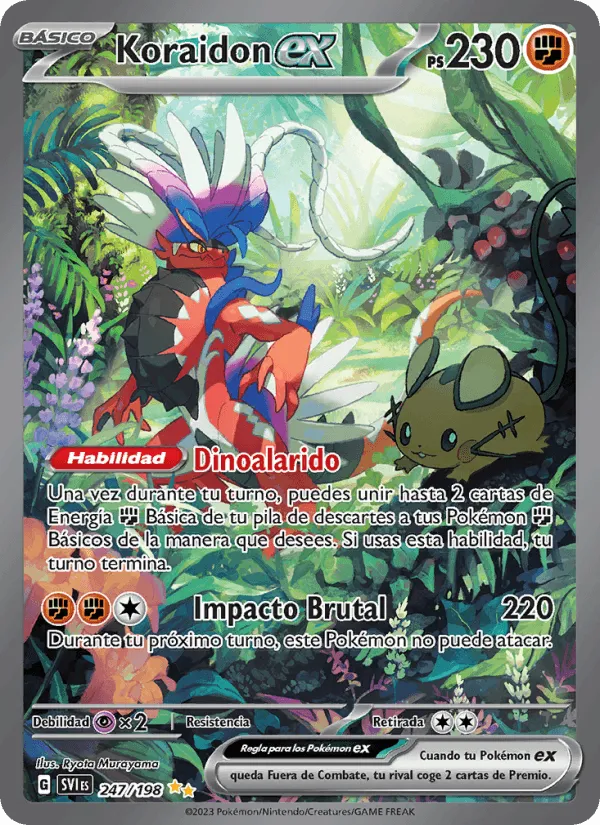 Koraidon ex · Escarlata y Púrpura 247/198