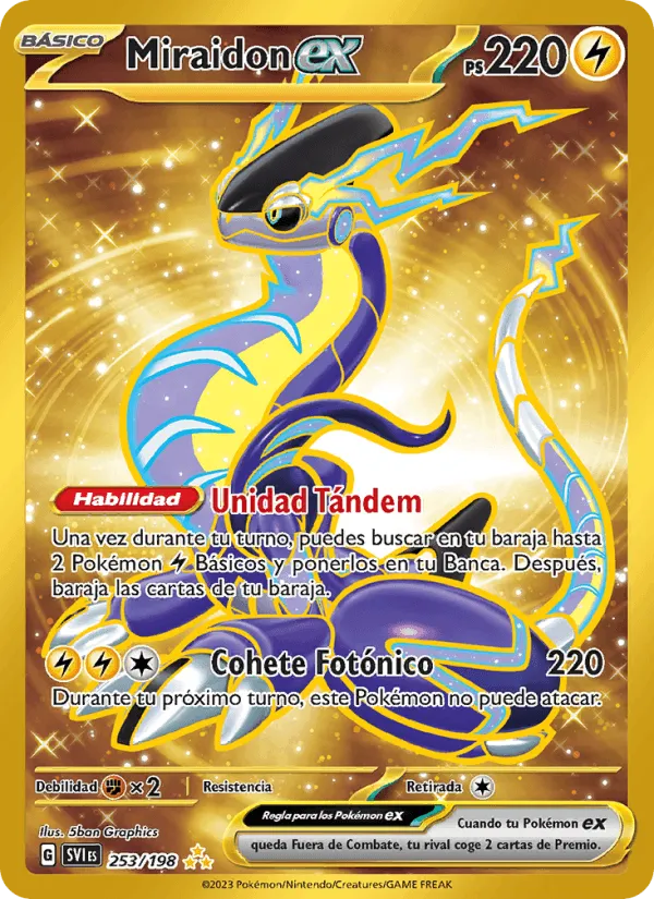 Miraidon ex · Escarlata y Púrpura 253/198