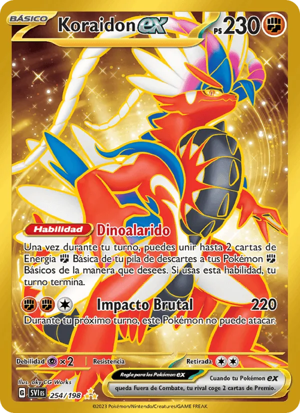 Koraidon ex · Escarlata y Púrpura 254/198