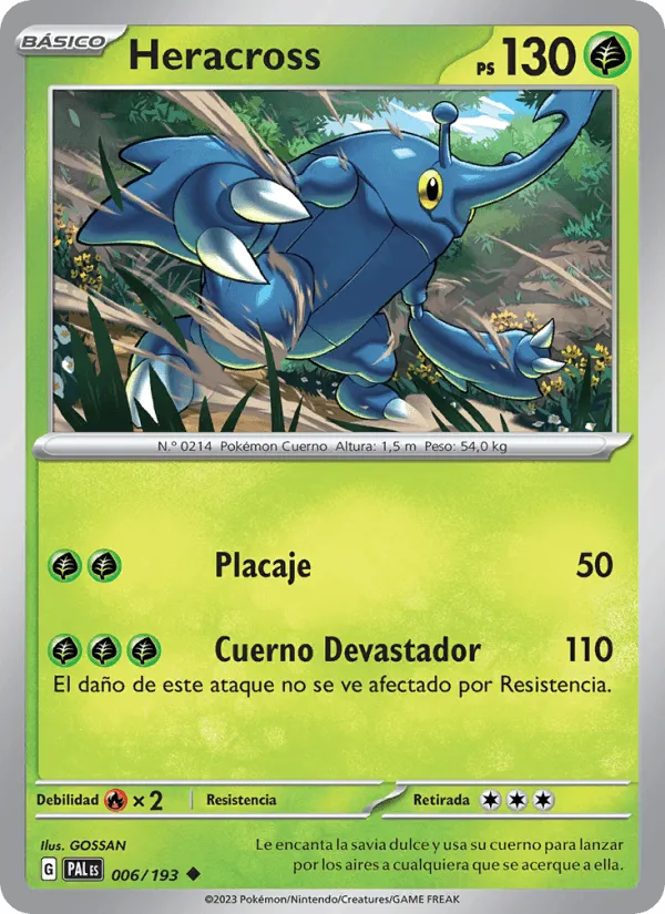 Heracross · Evoluciones en Paldea 006/193