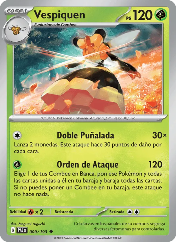 Vespiquen · Evoluciones en Paldea 009/193