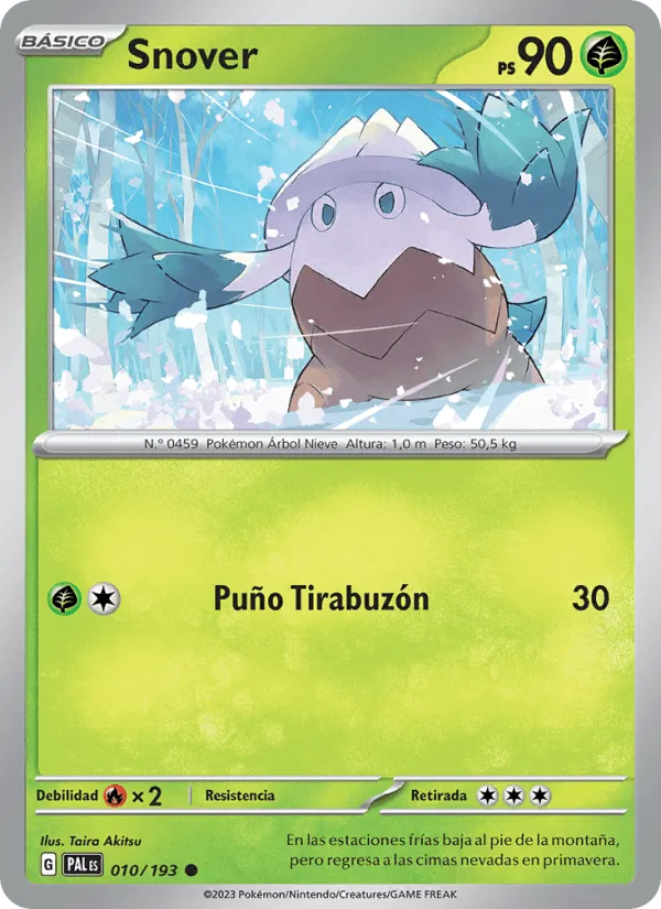 Snover · Evoluciones en Paldea 010/193