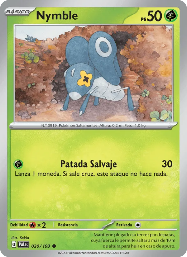Nymble · Evoluciones en Paldea 020/193