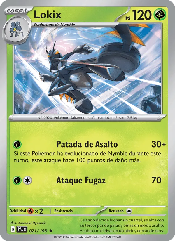 Lokix · Evoluciones en Paldea 021/193