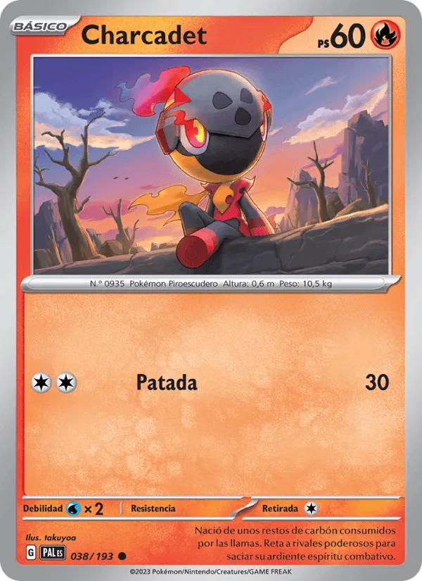 Charcadet · Evoluciones en Paldea 038/193