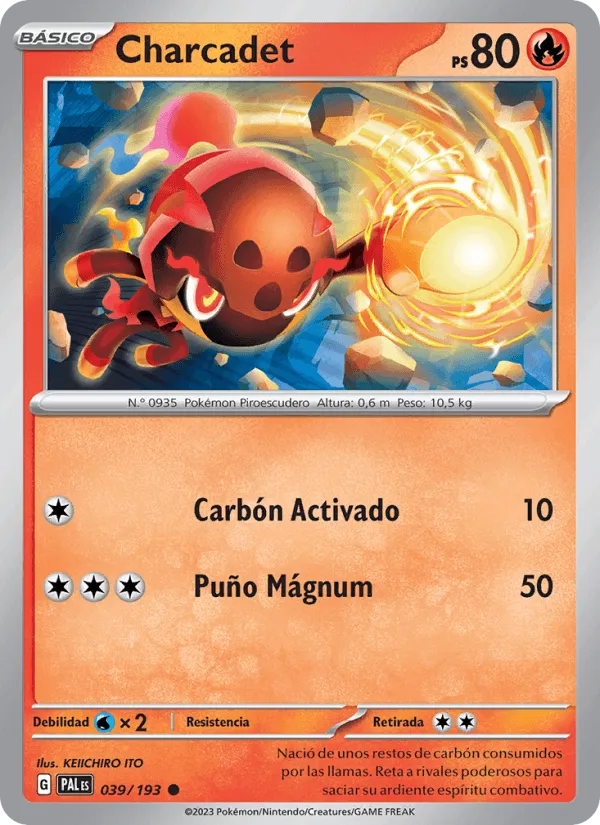 Charcadet · Evoluciones en Paldea 039/193