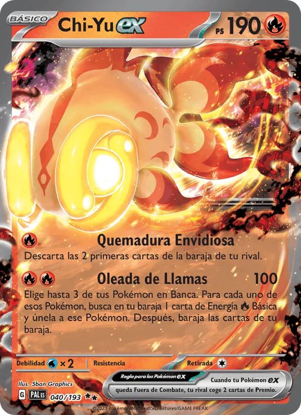 Chi-Yu ex · Evoluciones en Paldea 040/193