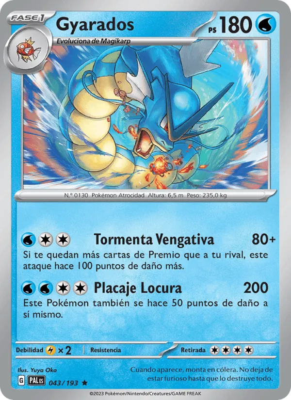 Gyarados · Evoluciones en Paldea 043/193