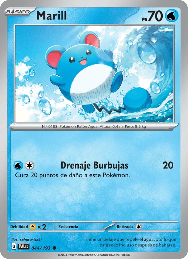 Marill · Evoluciones en Paldea 044/193