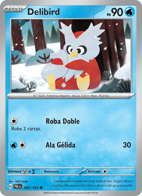 Delibird · Evoluciones en Paldea 046/193