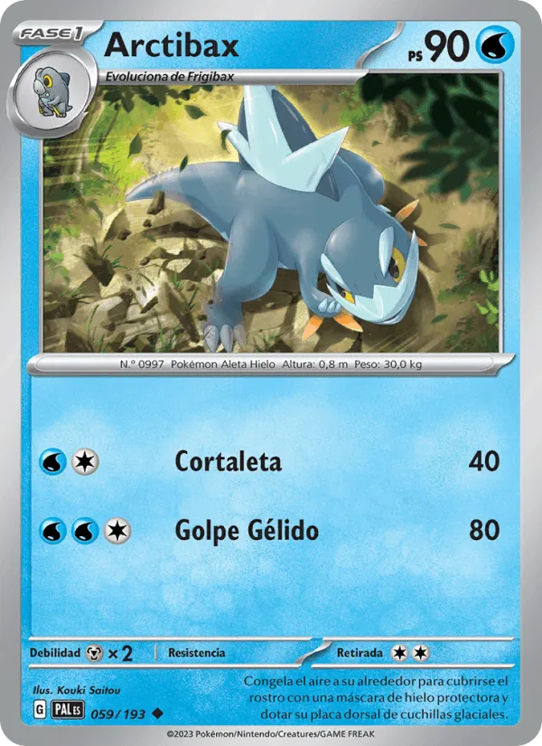 Arctibax · Evoluciones en Paldea 059/193
