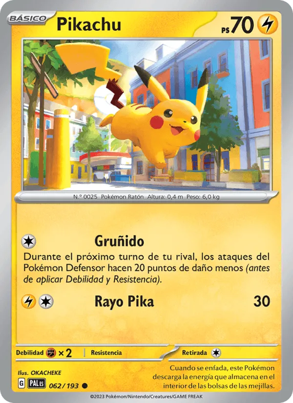 Pikachu · Evoluciones en Paldea 062/193