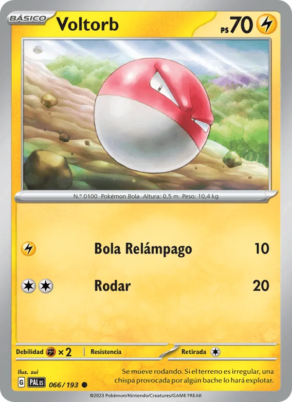 Voltorb · Evoluciones en Paldea 066/193