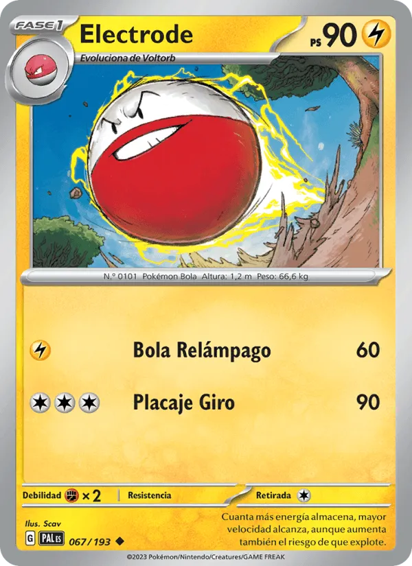 Electrode · Evoluciones en Paldea 067/193