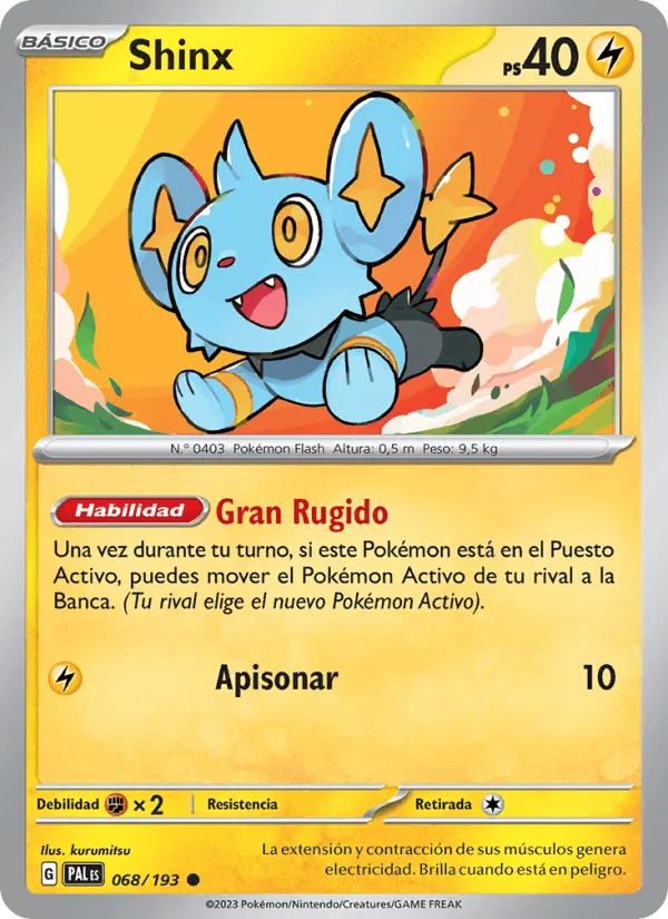 Shinx · Evoluciones en Paldea 068/193