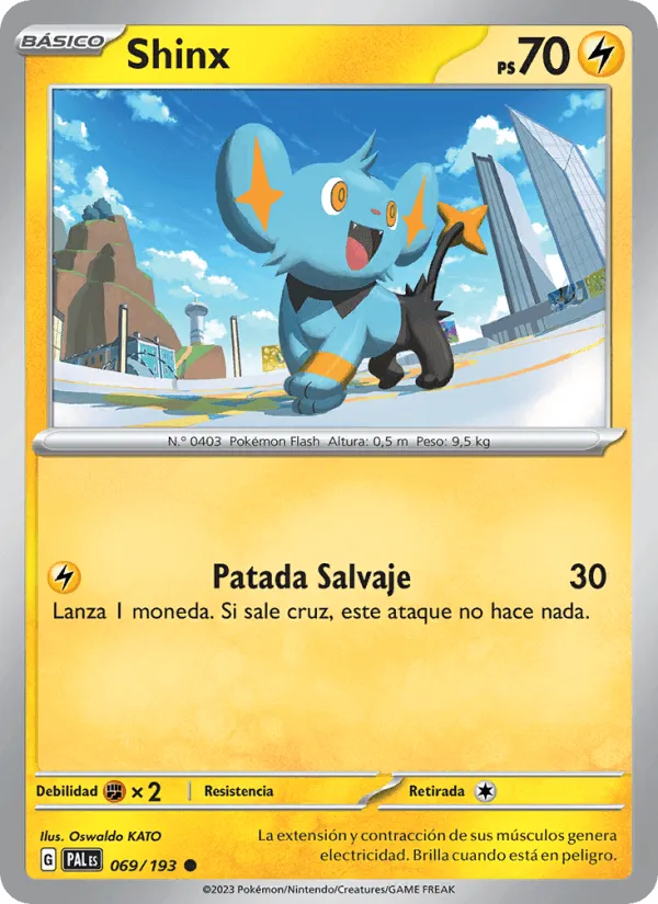 Shinx · Evoluciones en Paldea 069/193