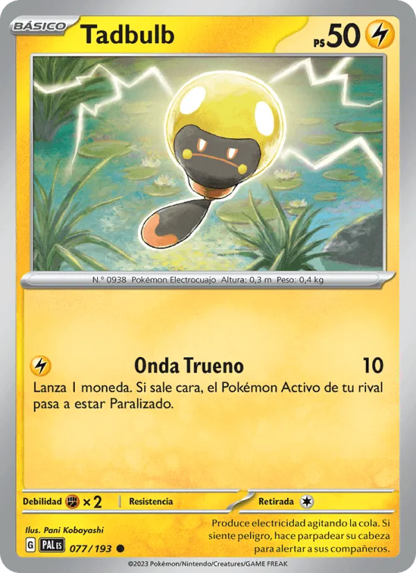 Tadbulb · Evoluciones en Paldea 077/193