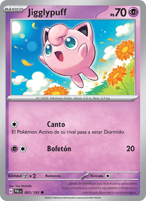 Jigglypuff · Evoluciones en Paldea 083/193